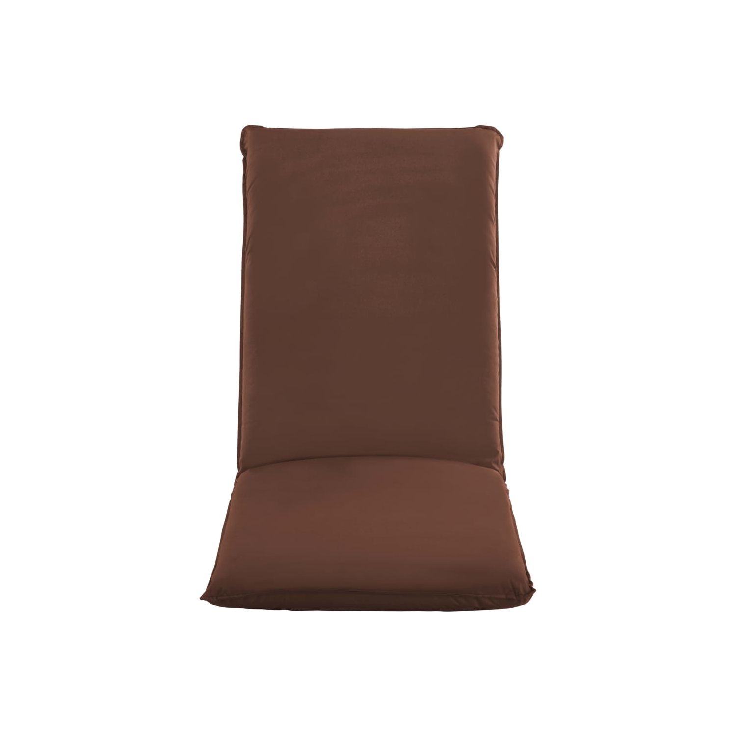 vidaXL Foldable Sunlounger Oxford Fabric Brown
