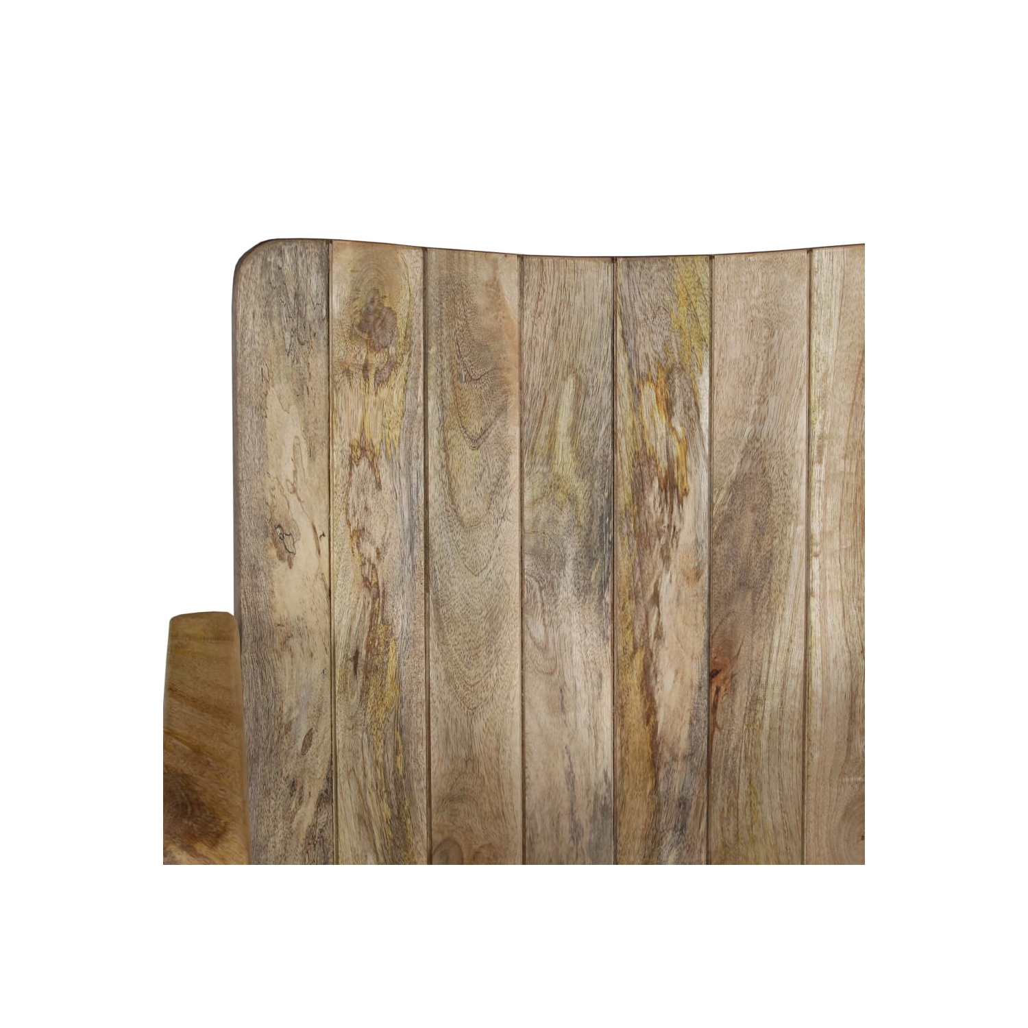 vidaXL 2-Seater Bench Solid Mango Wood and Steel