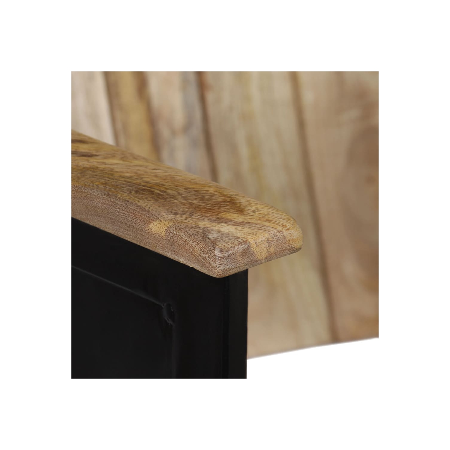 vidaXL 2-Seater Bench Solid Mango Wood and Steel