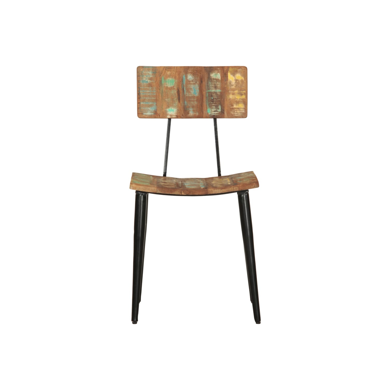 vidaXL Dining Chairs 2 pcs Solid Reclaimed Wood