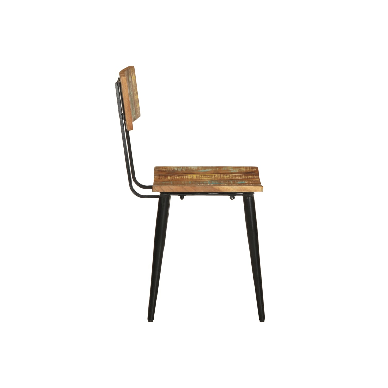 vidaXL Dining Chairs 2 pcs Solid Reclaimed Wood