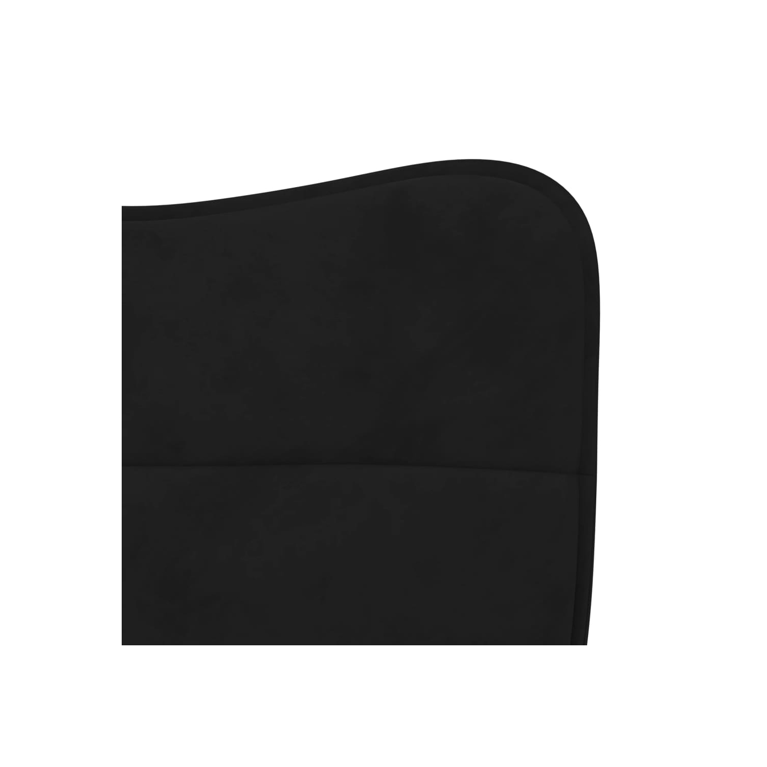 vidaXL Dining Chairs 2 pcs Black Velvet