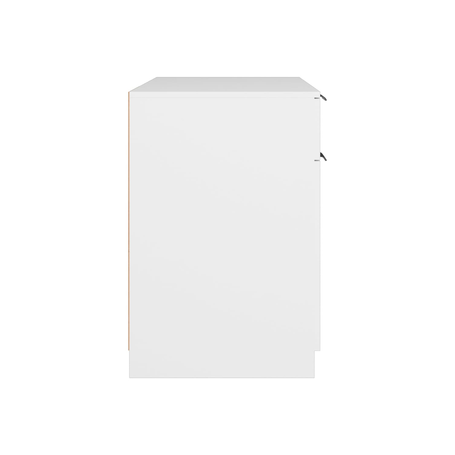 vidaXL Desk White 100x50x75 cm Engineered Wood