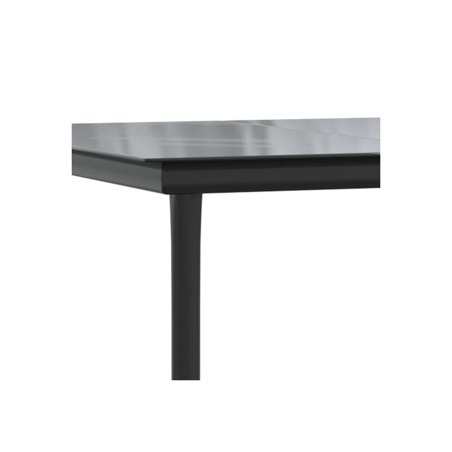 vidaXL 7 Piece Garden Dining Set Grey Poly Rattan