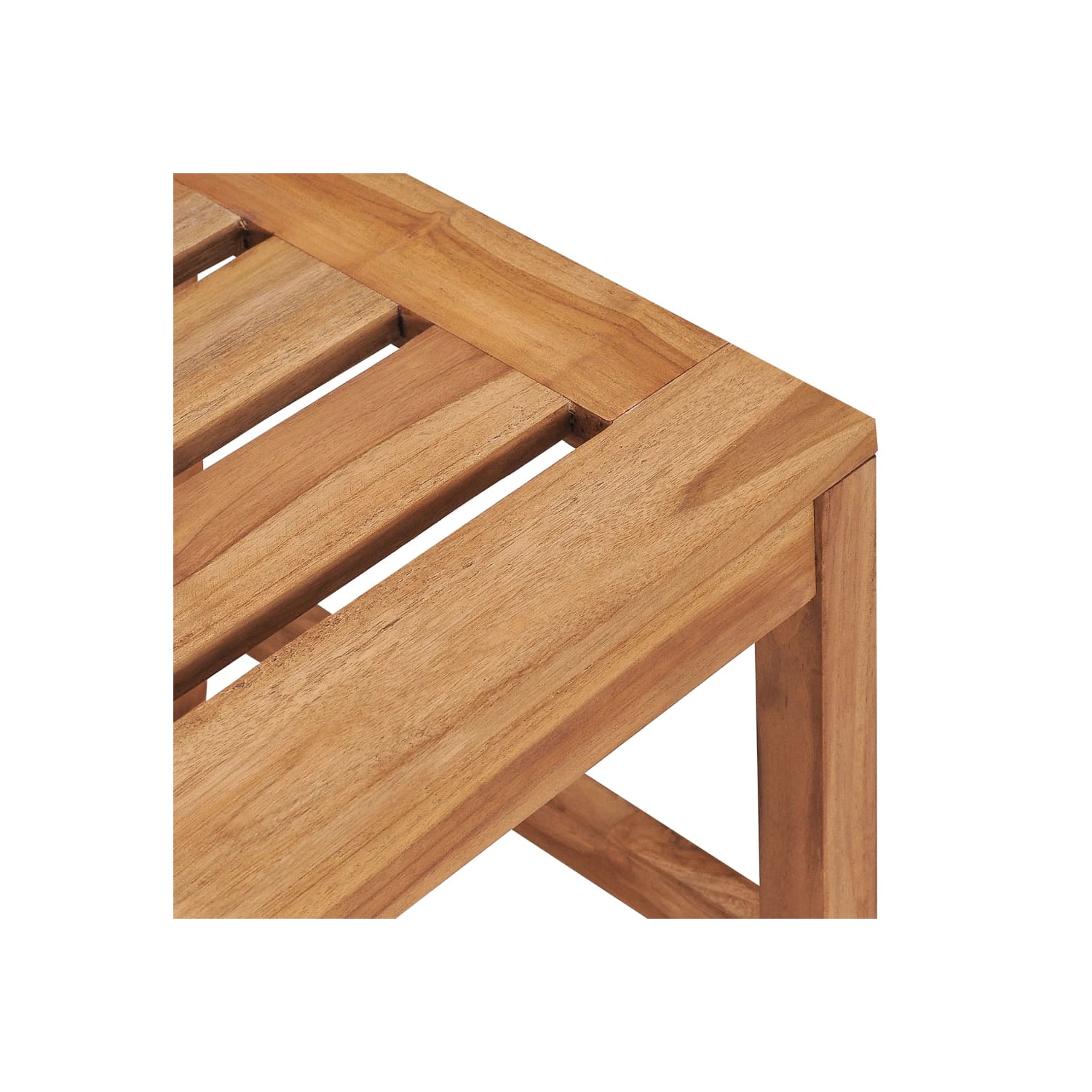 Ensemble de salle à manger 7 pièces en teck massif pour le jardin vidaXL