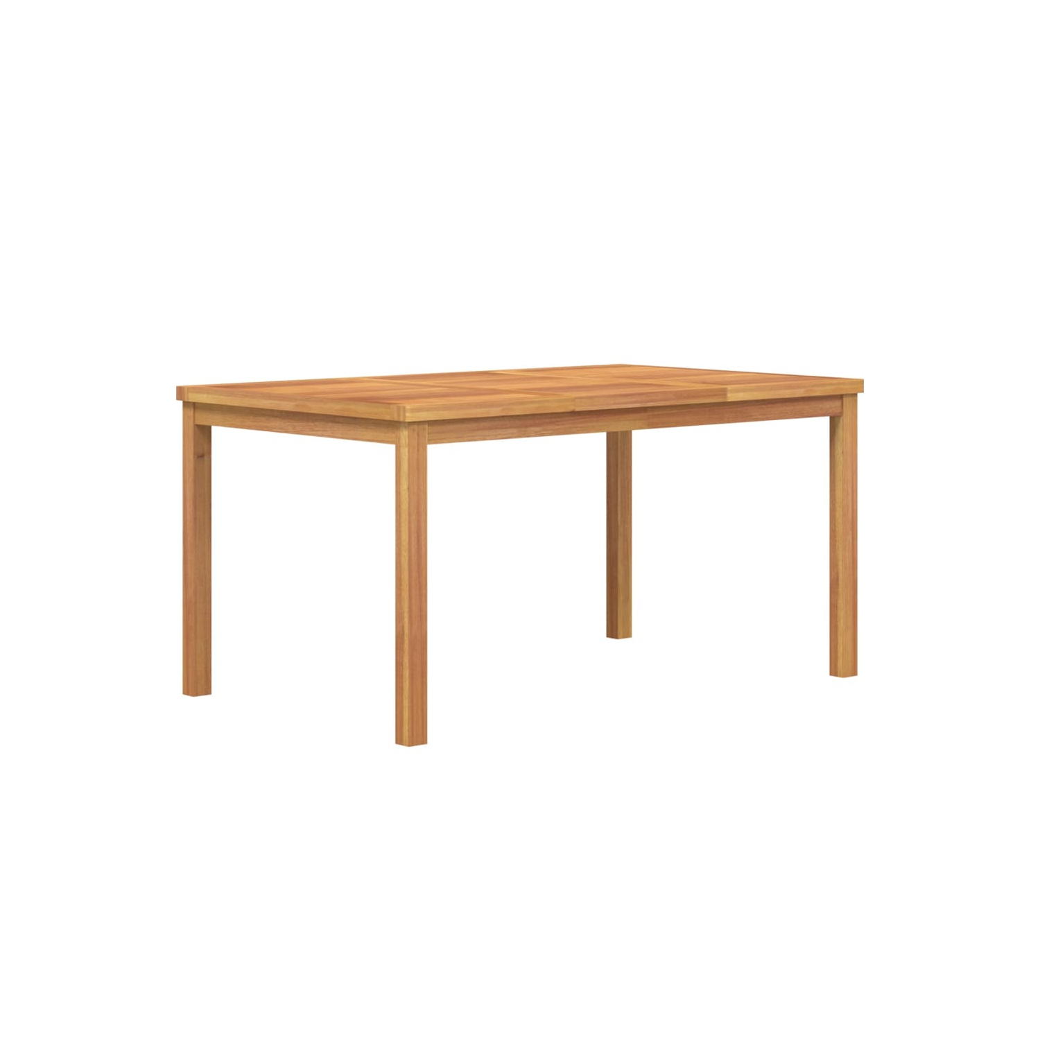 Ensemble de salle à manger 7 pièces en teck massif pour le jardin vidaXL