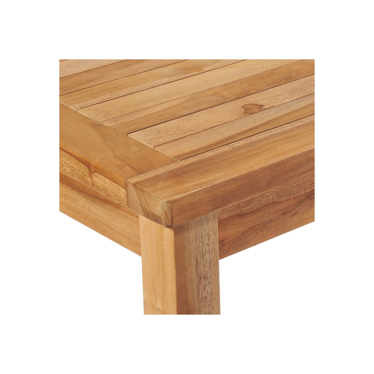 Ensemble de salle à manger 7 pièces en teck massif pour le jardin vidaXL