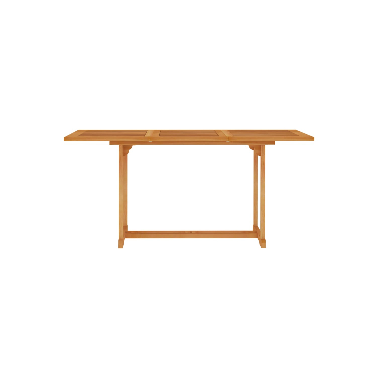 vidaXL 5 Piece Garden Dining Set Solid Teak Wood