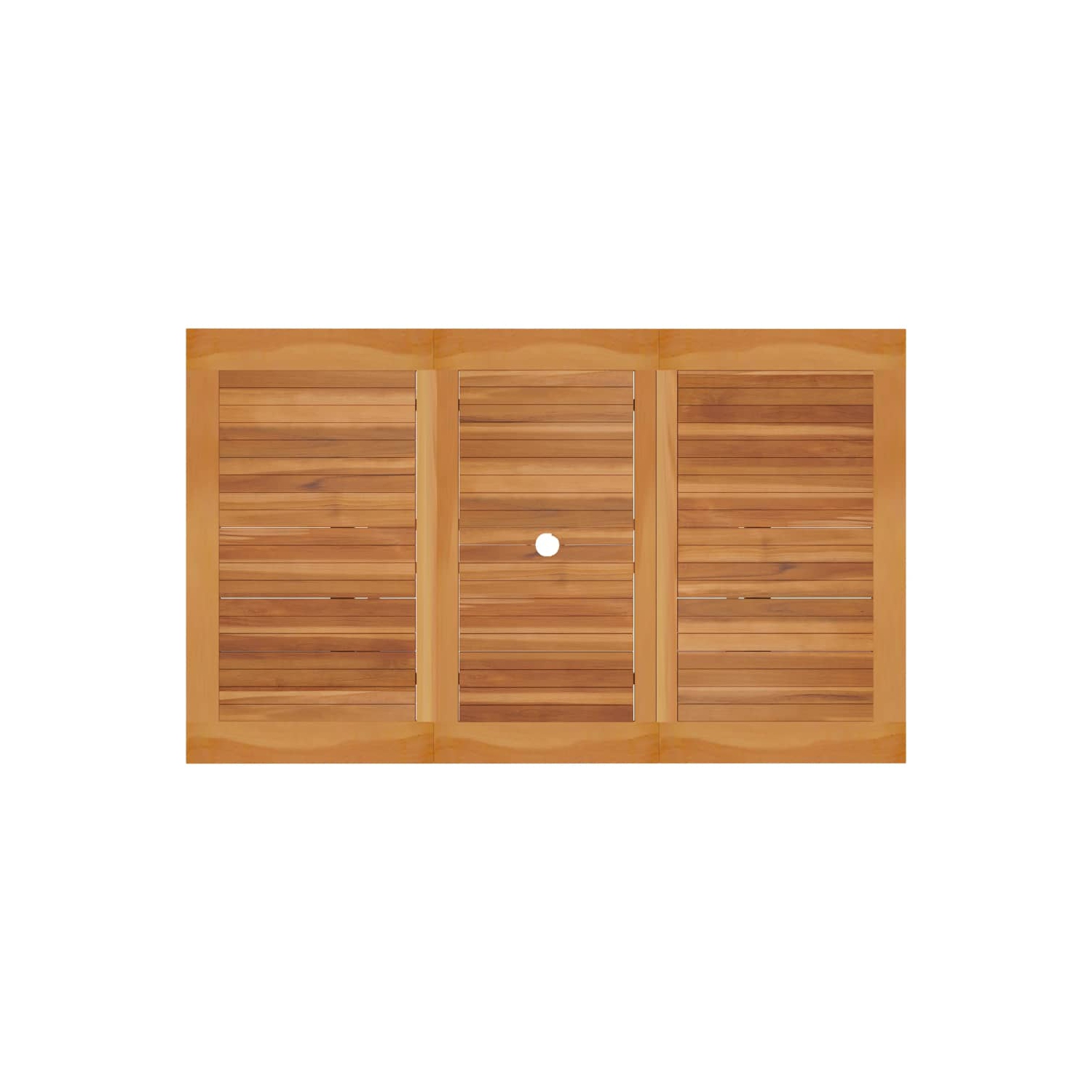 vidaXL 5 Piece Garden Dining Set Solid Teak Wood