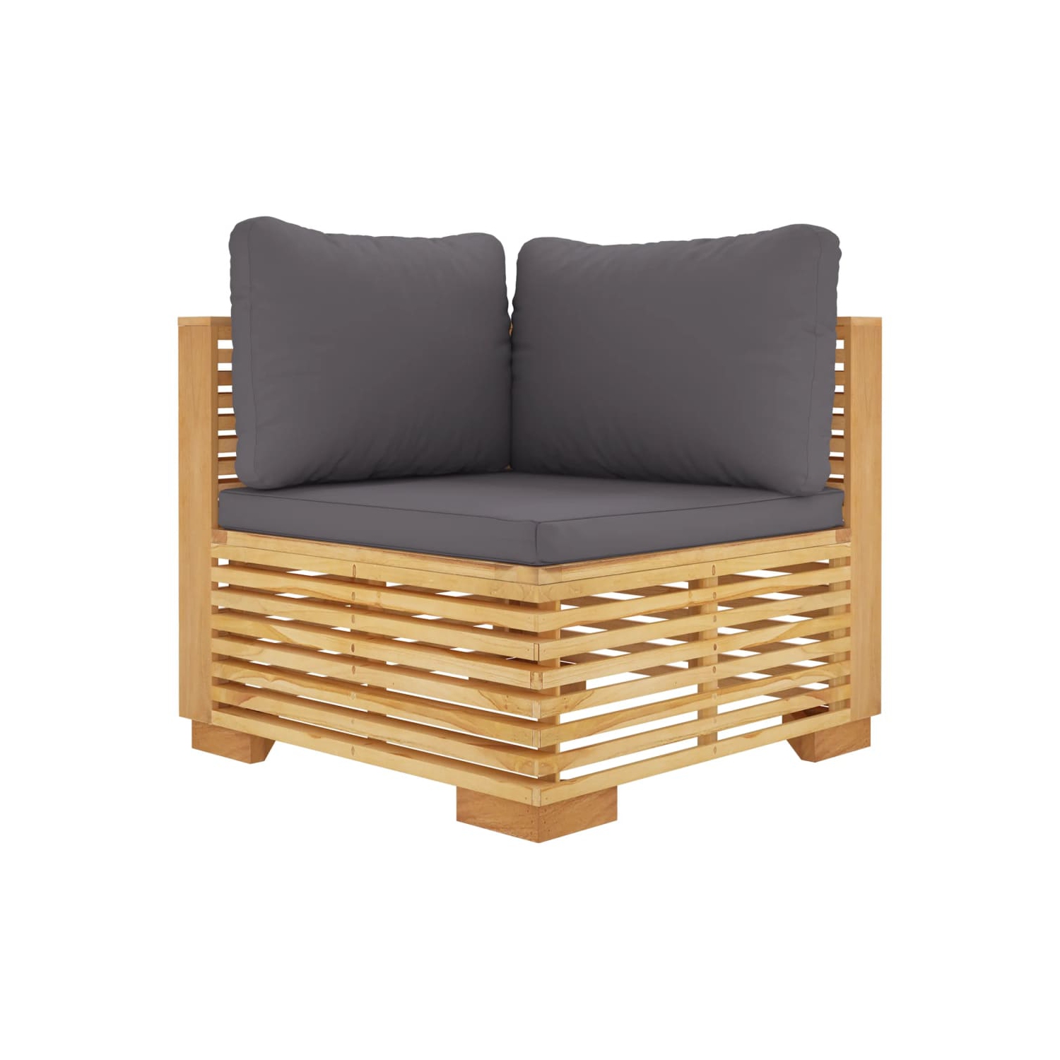 vidaXL 12 Piece Garden Lounge Set with Cushions Solid Teak Wood