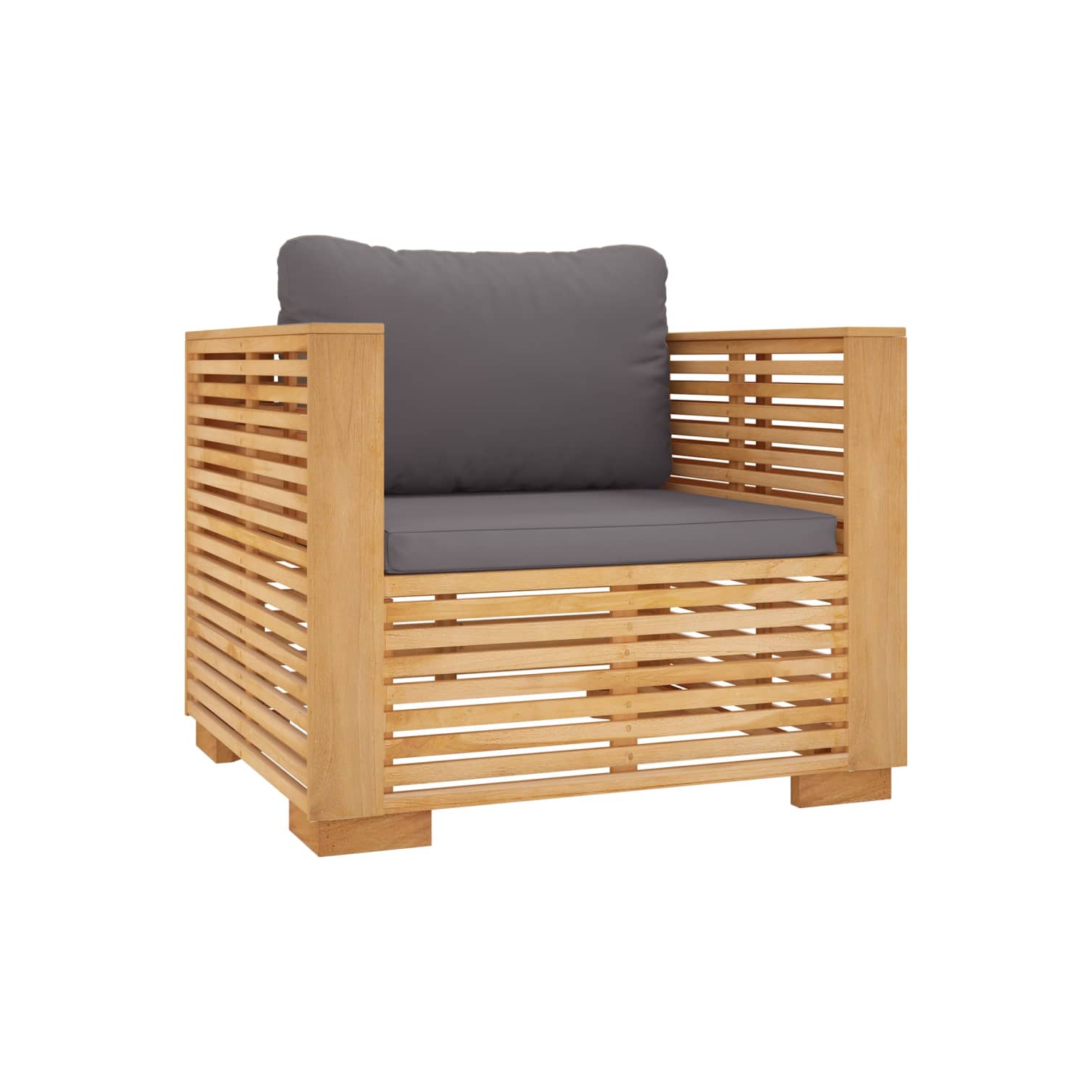 vidaXL 12 Piece Garden Lounge Set with Cushions Solid Teak Wood