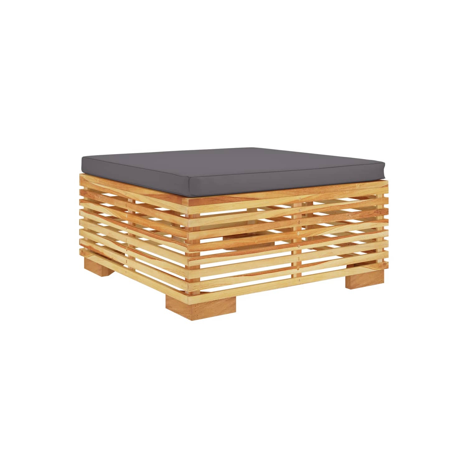 vidaXL 12 Piece Garden Lounge Set with Cushions Solid Teak Wood