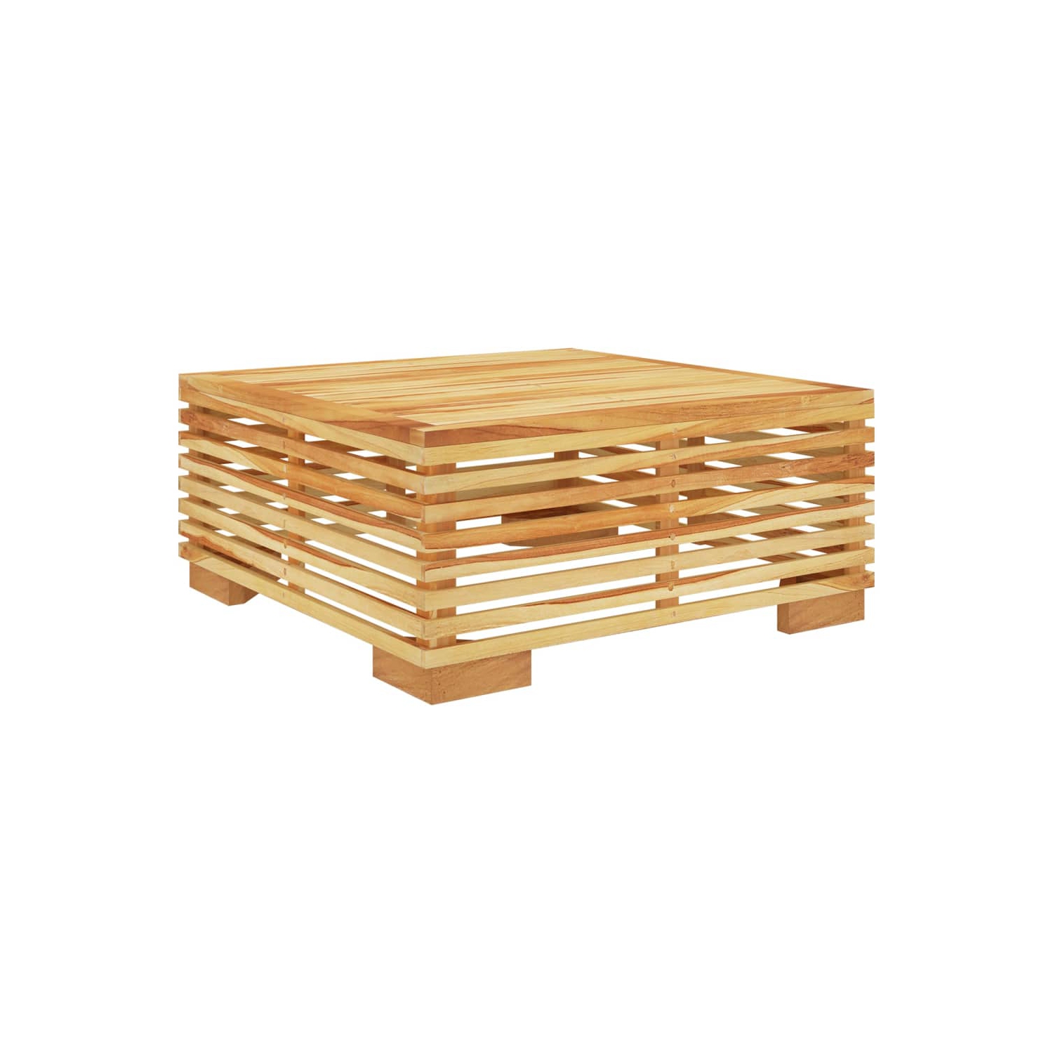 vidaXL 12 Piece Garden Lounge Set with Cushions Solid Teak Wood