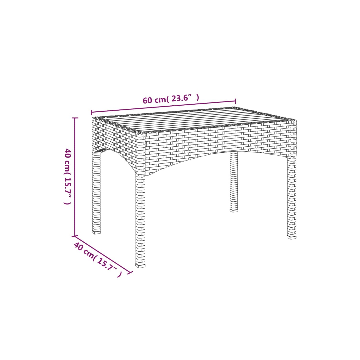 vidaXL 4 Piece Garden Dining Set with Cushions Grey Poly Rattan