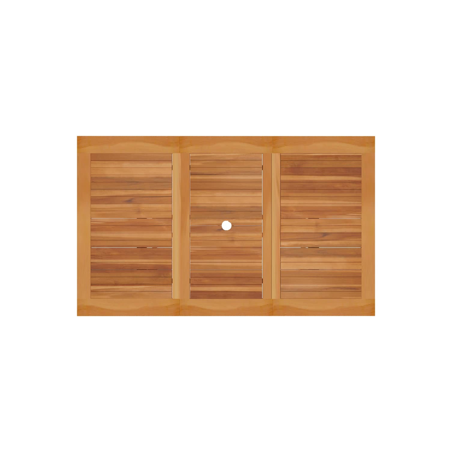 vidaXL 5 Piece Garden Dining Set Solid Teak Wood