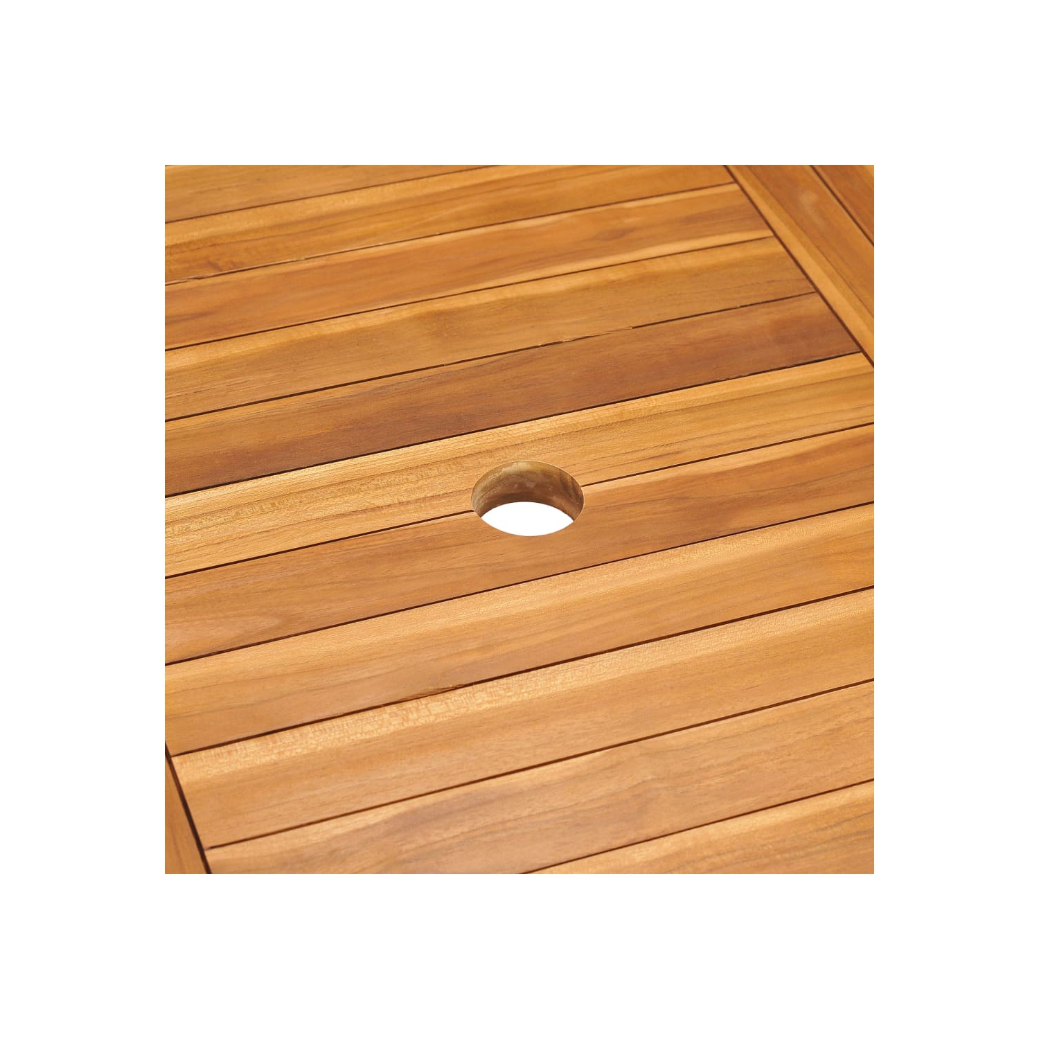 vidaXL 5 Piece Garden Dining Set Solid Teak Wood