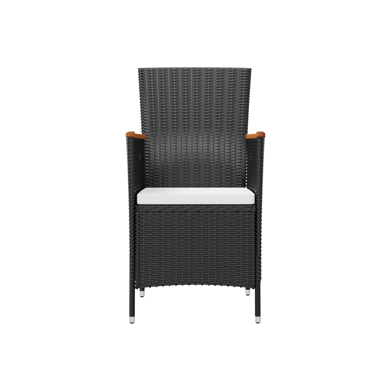 Ensemble de patio de 7 pièces avec coussins en rotin synthétique vidaXL