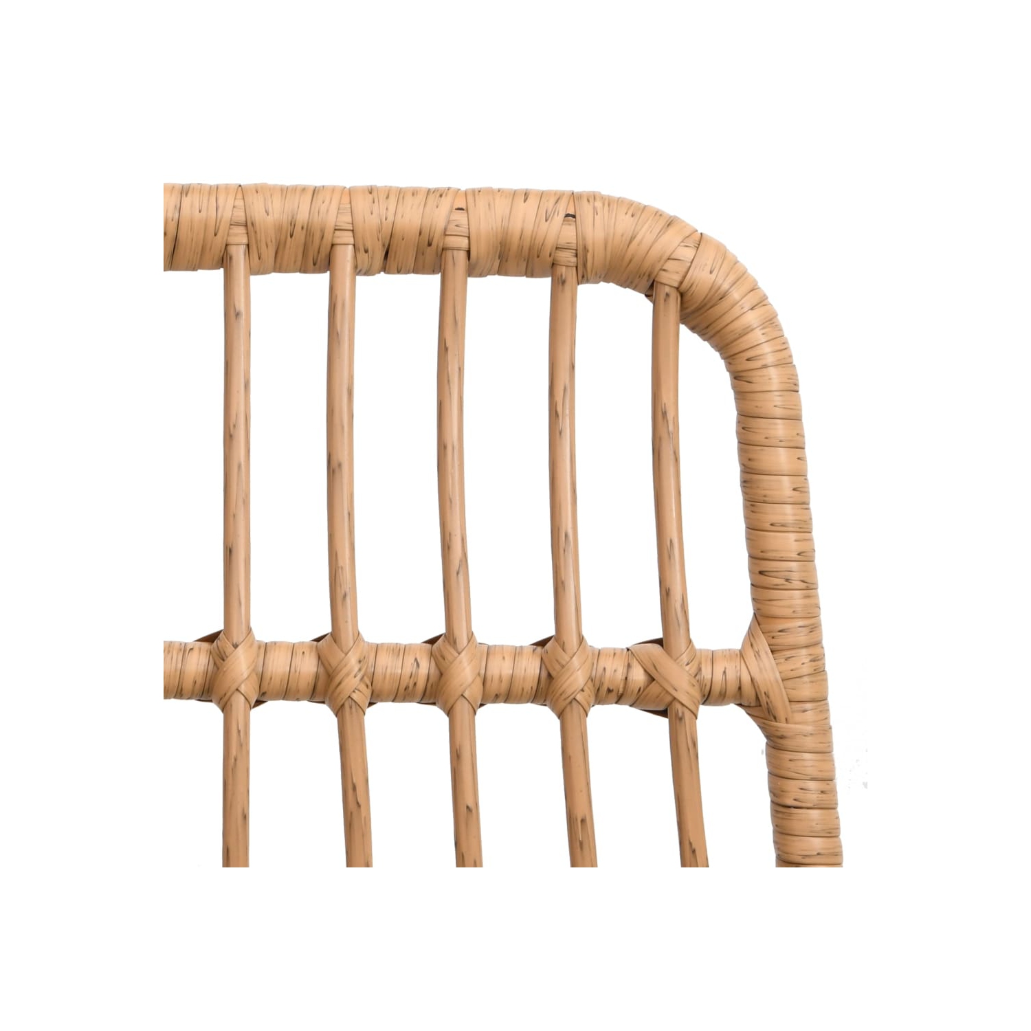 vidaXL 5 Piece Garden Dining Set Poly Rattan