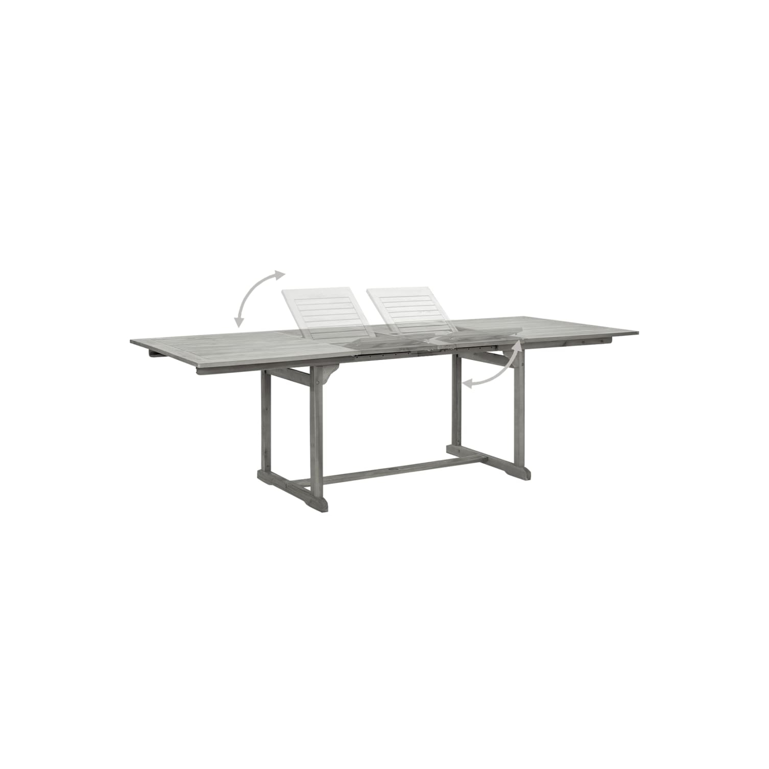 vidaXL 7 Piece Garden Dining Set Solid Wood Acacia