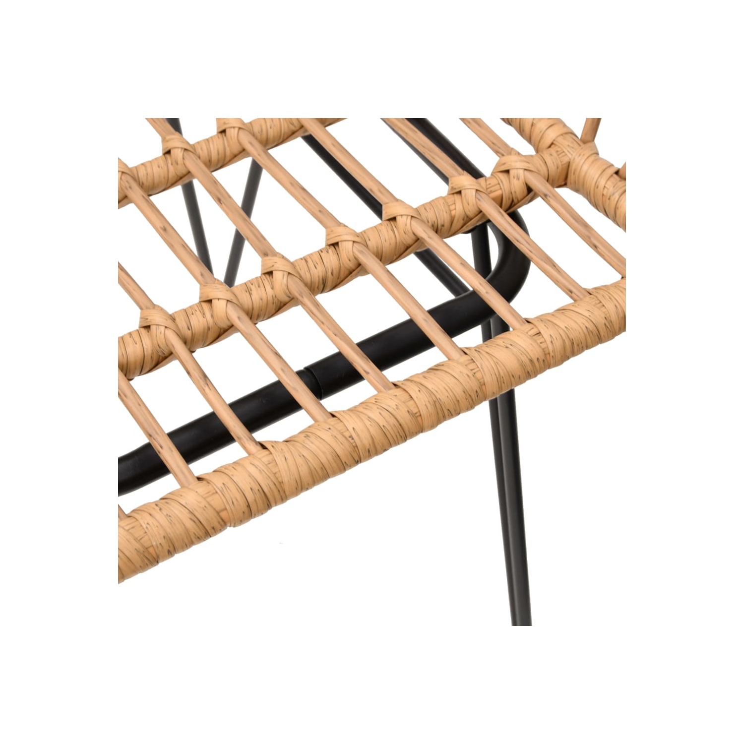 vidaXL 5 Piece Garden Dining Set Poly Rattan