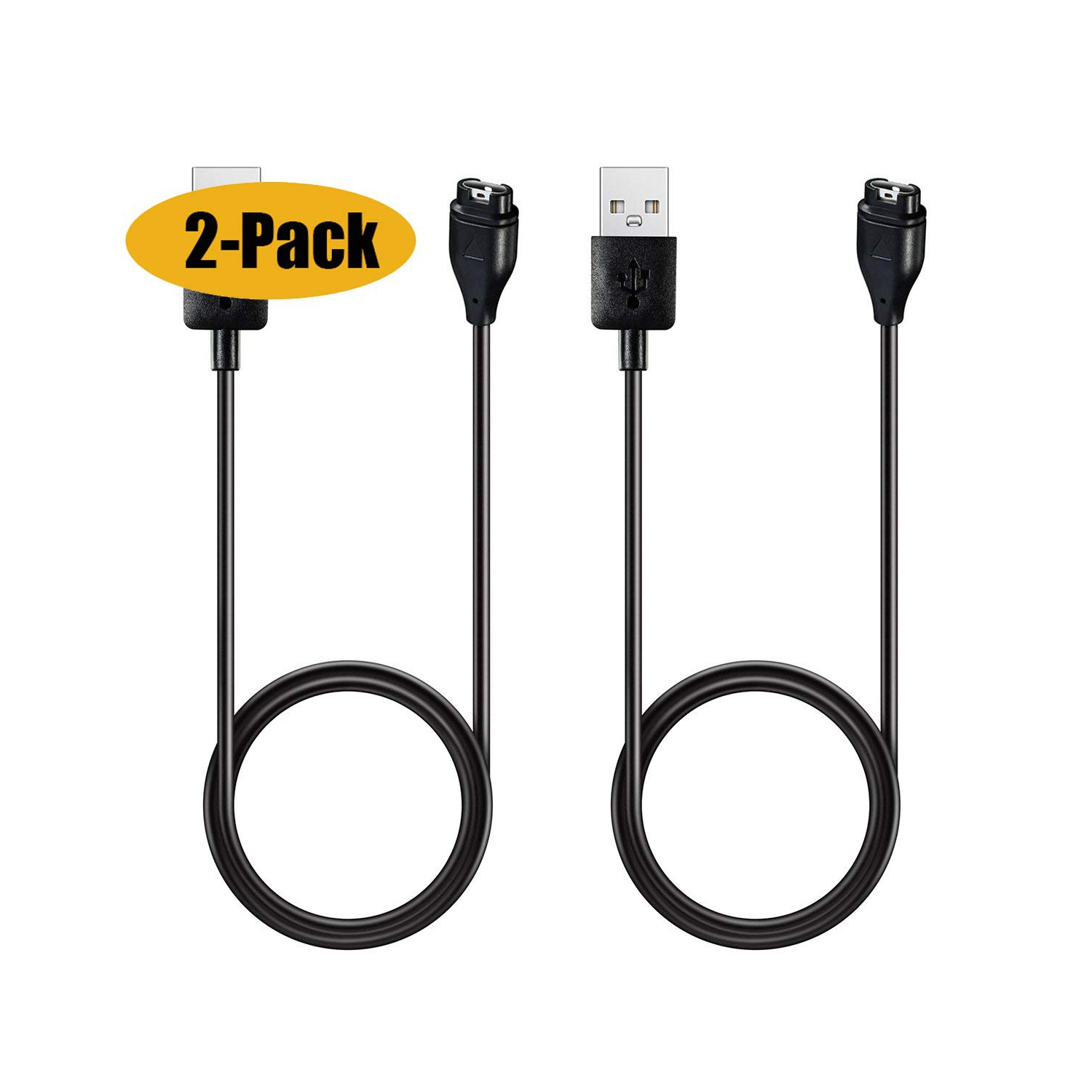2-PCS Charger Cable Compatible with Garmin Fenix 6 6X 6S Pro 5 5S 5X,Forerunner 45 245 935 945,Vivoactive 3 4,Approach