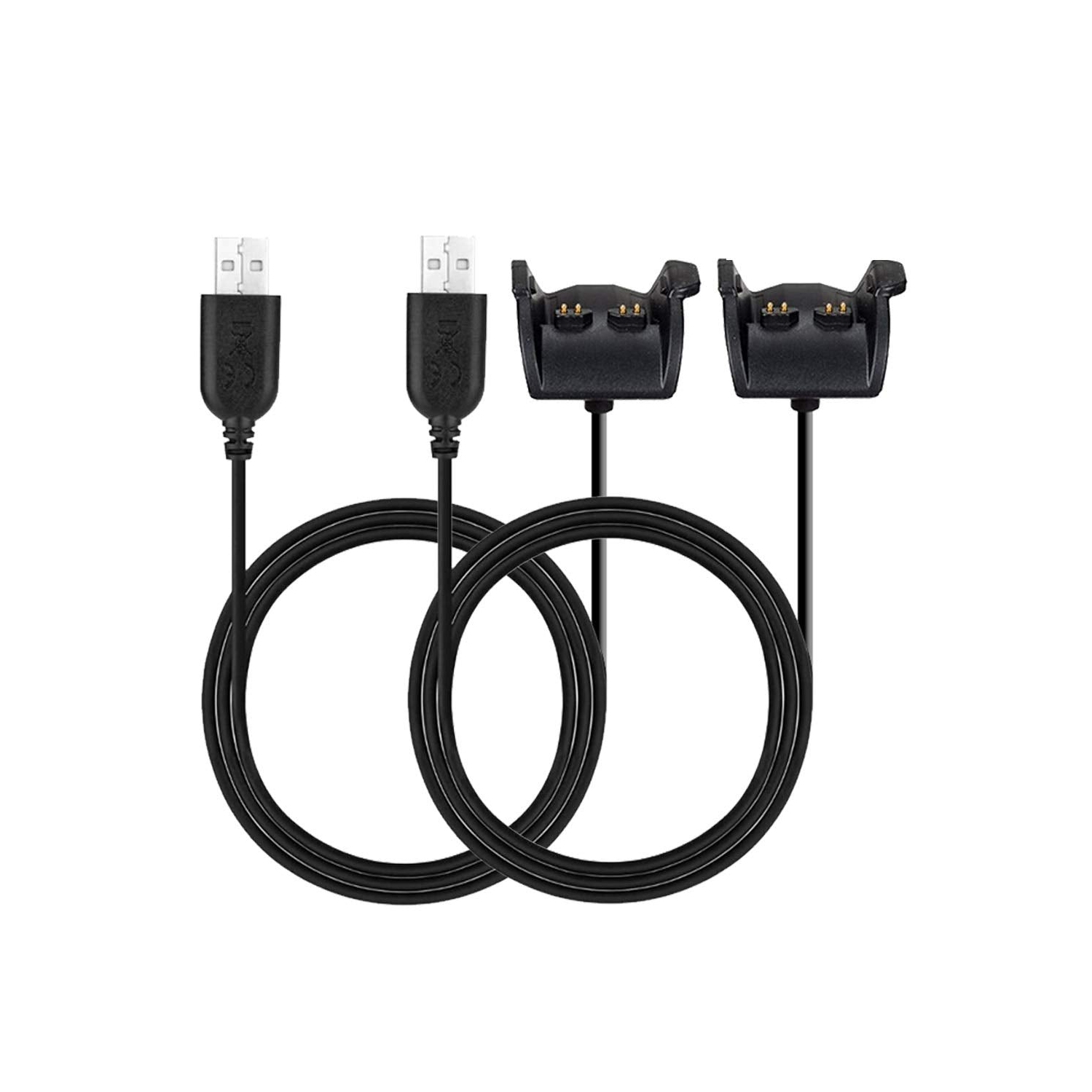 Charging Cable for Garmin Vivosmart HR Charger,2-Pack 1.2M/3.93ft Length Replacement Charging Cable Cord for Garmin