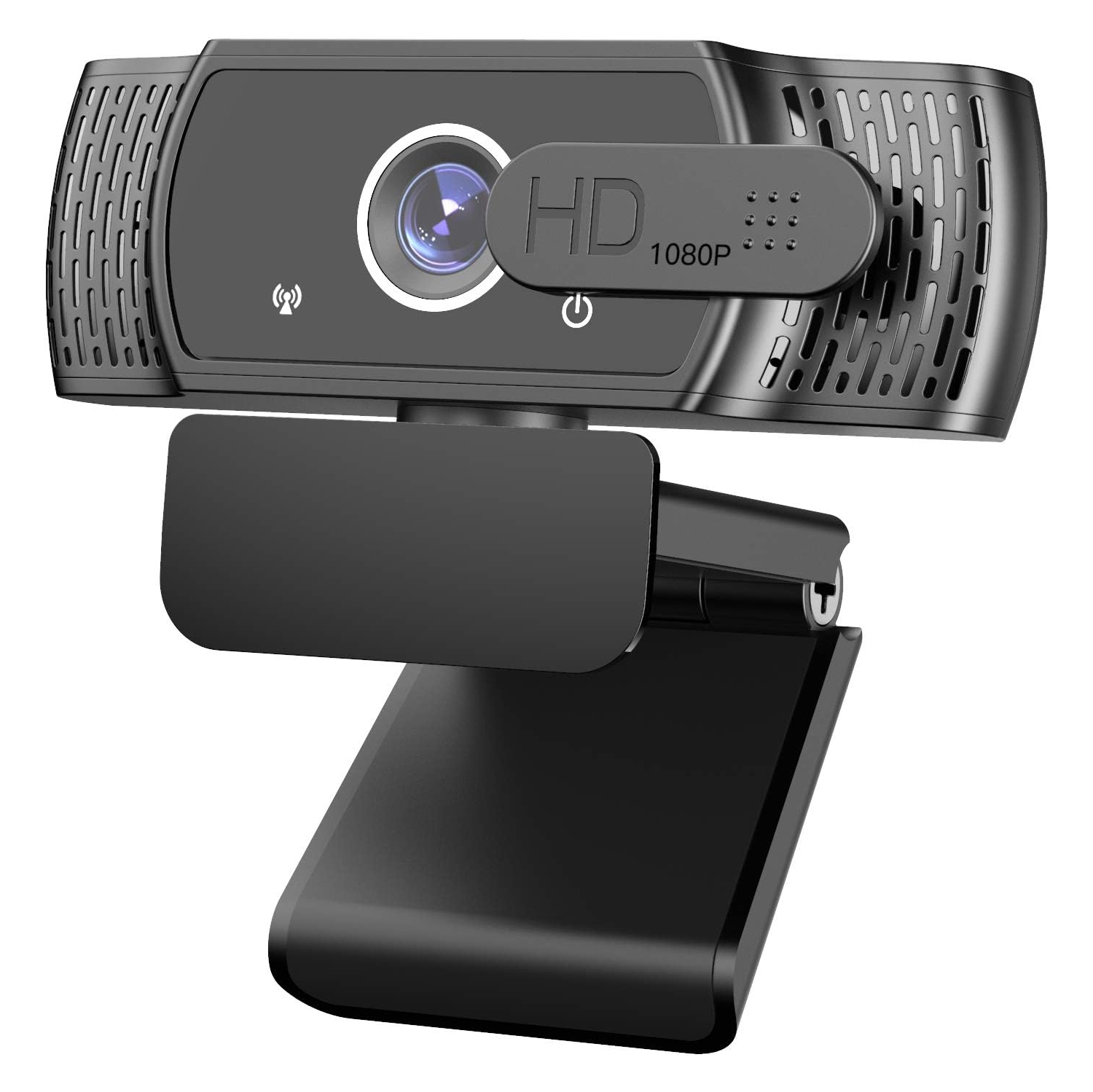 Usb 1080p Hd Streaming Webcam With Microphone, With Privacy Cover, Plug And Play, Autofocus Flexible Rotatable Wide