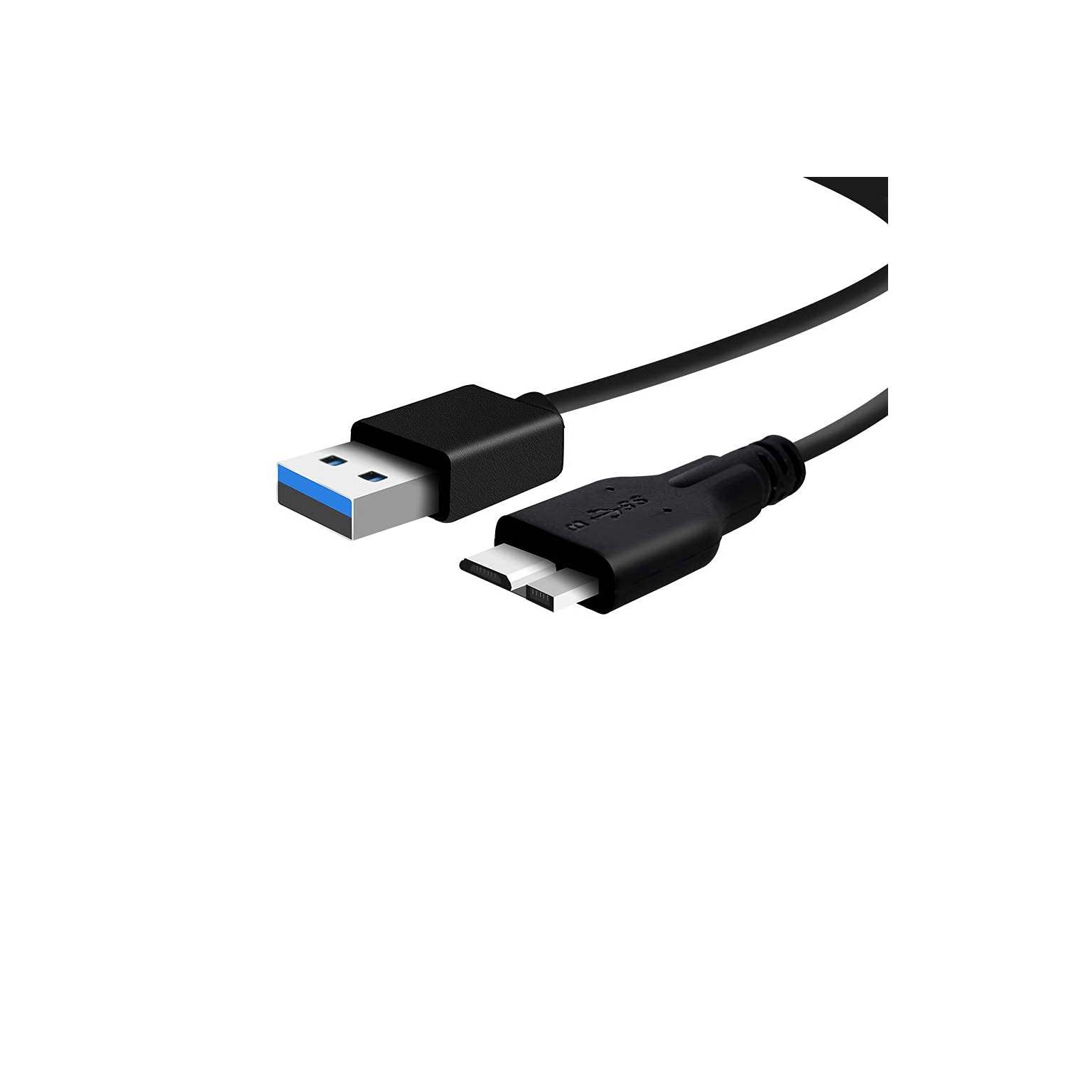 Micro B Cable,USB 3.0 A Male to Micro USB 3.0 Sync Cord,Data Wire Compatible for Toshiba,Seagate,Samsung,WD, My