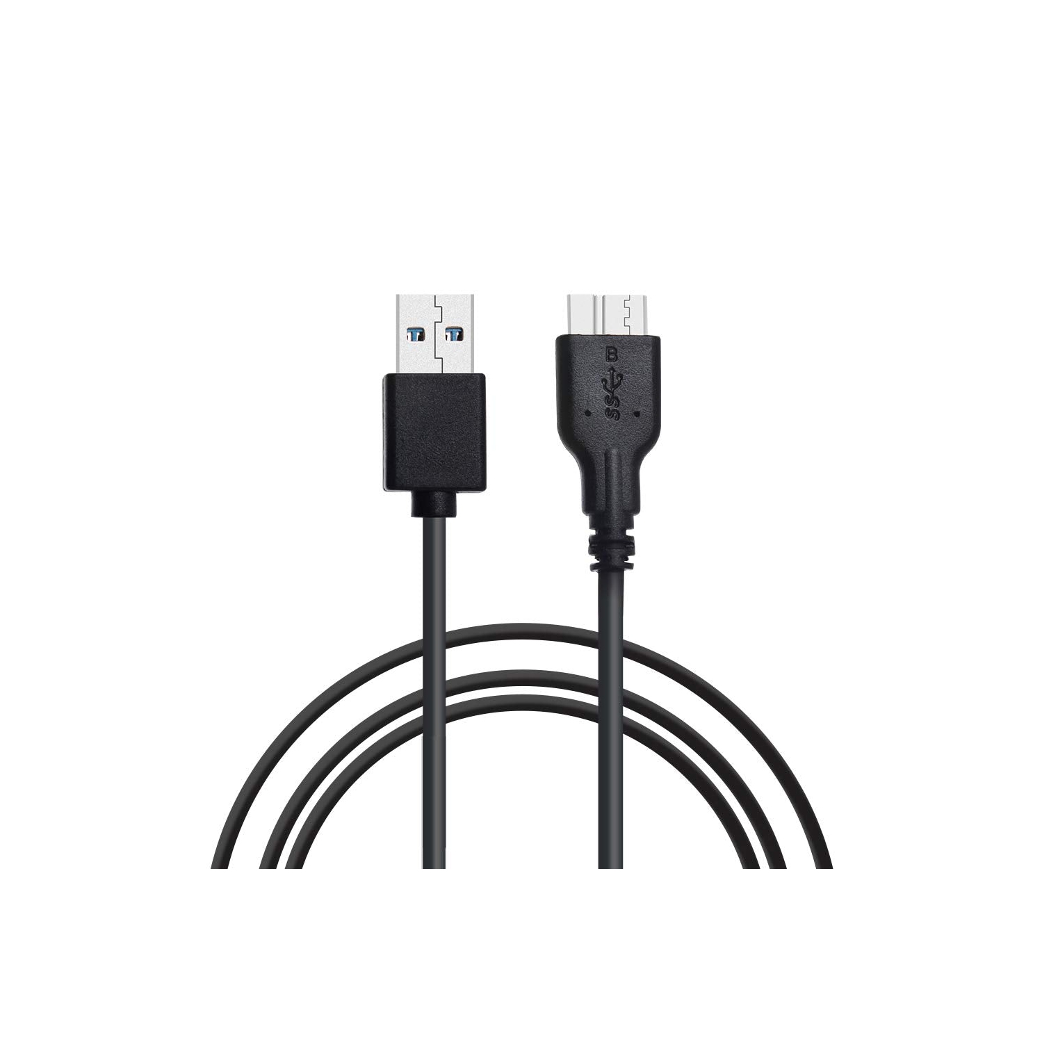 Micro B Cable,USB 3.0 A Male to Micro USB 3.0 Sync Cord,Data Wire Compatible for Toshiba,Seagate,Samsung,WD, My