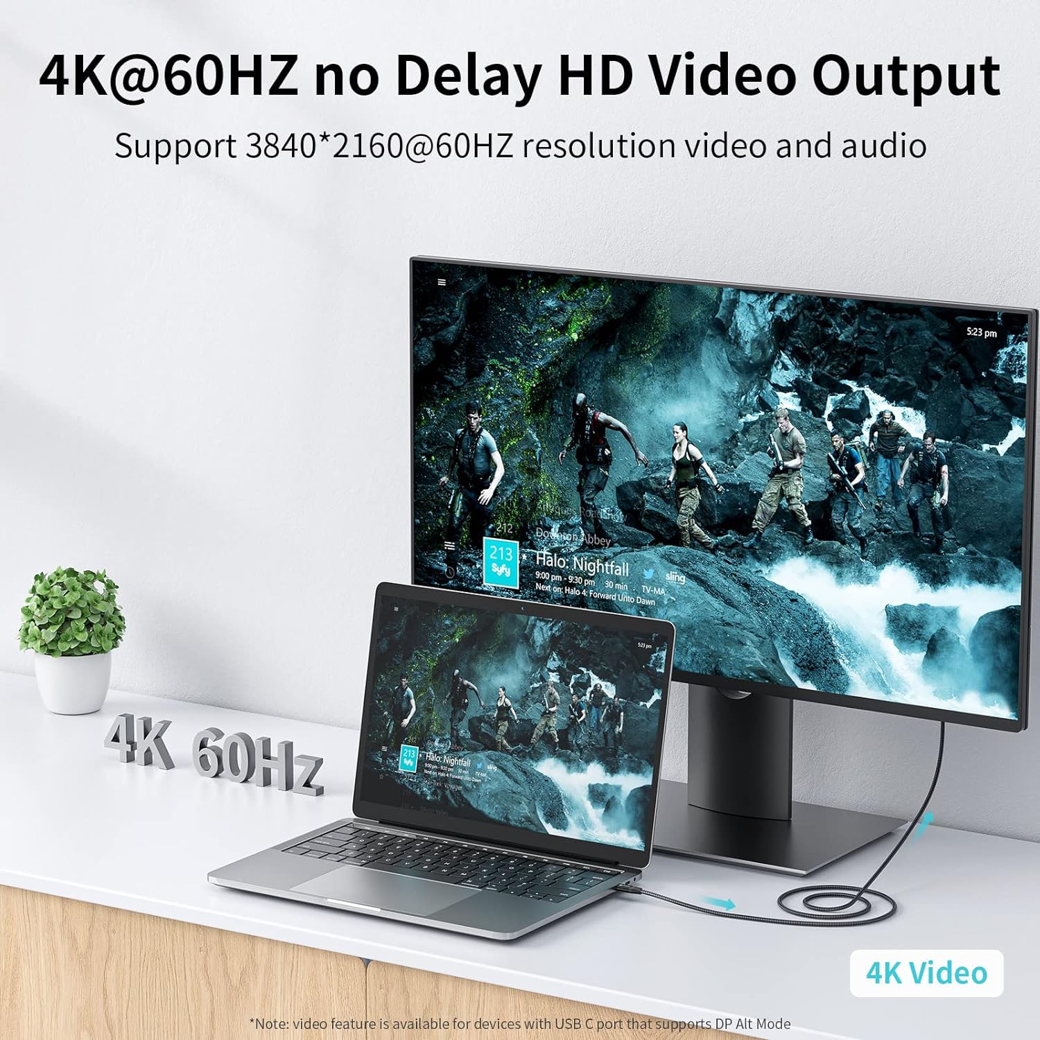 USB C to USB C 3.2 Gen 2x2 Cable, USB Type C 100W Fast Charging Cable 3.3ft, with 20Gbps Data Transfer, 4k Video