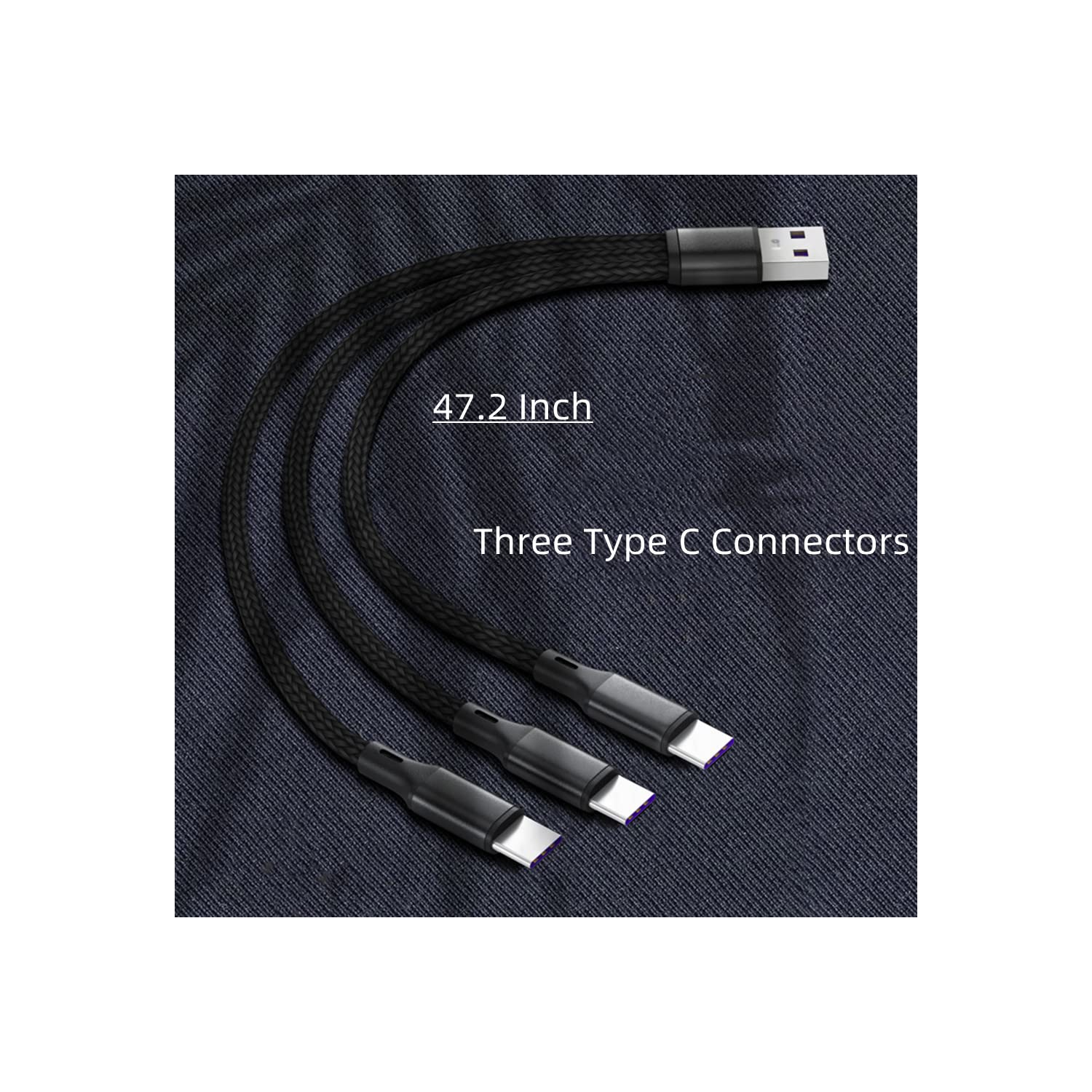 5A Fast Charging USB-C Cable for DJI Avata/Mini 3 Pro/FPV/Mavic Mini 2/Mavic Air 2S/Mavic 3 Remote Controller, 4FT/1.2M