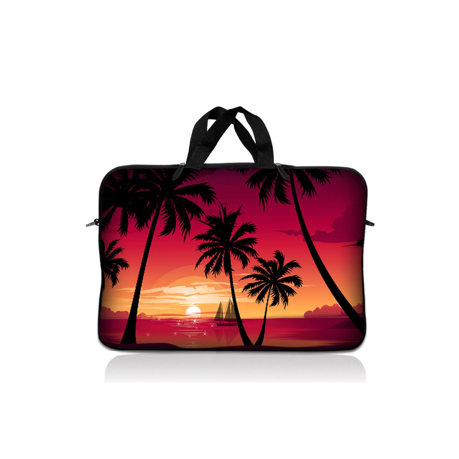 LSS 14.1 inch Laptop Sleeve Bag Carrying Case Pouch with Handle for 14" 14.1" Apple Macbook, GW, Acer, Asus, Dell, Hp, Sony, Toshiba, Hawaiian