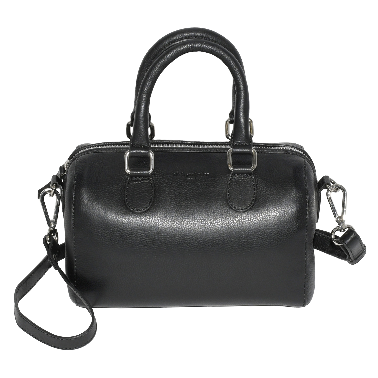 Club Rochelier Ladies Small Leather Barrel Bag with Adjustable Strap