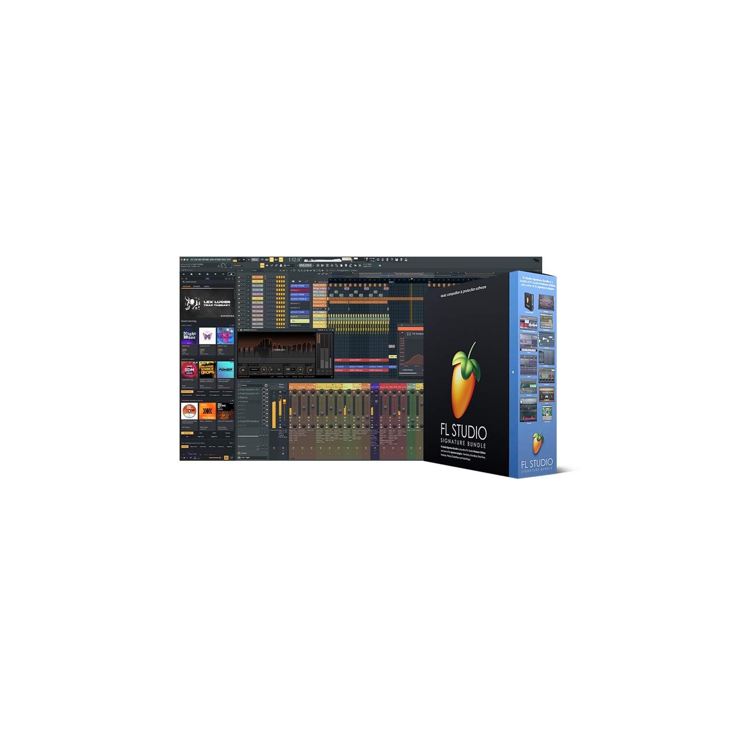 Image-Line FL Studio Signature Bundle Edition 2025 DAW Software for Windows & Mac - Digital Download