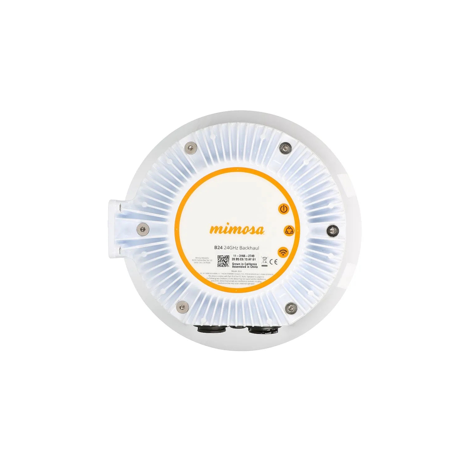 Mimosa Networks B24solution de rechange Gigabit de performance sans licence 60/70/80 GHz. Surveillance vidéo et distribution de points d'accès