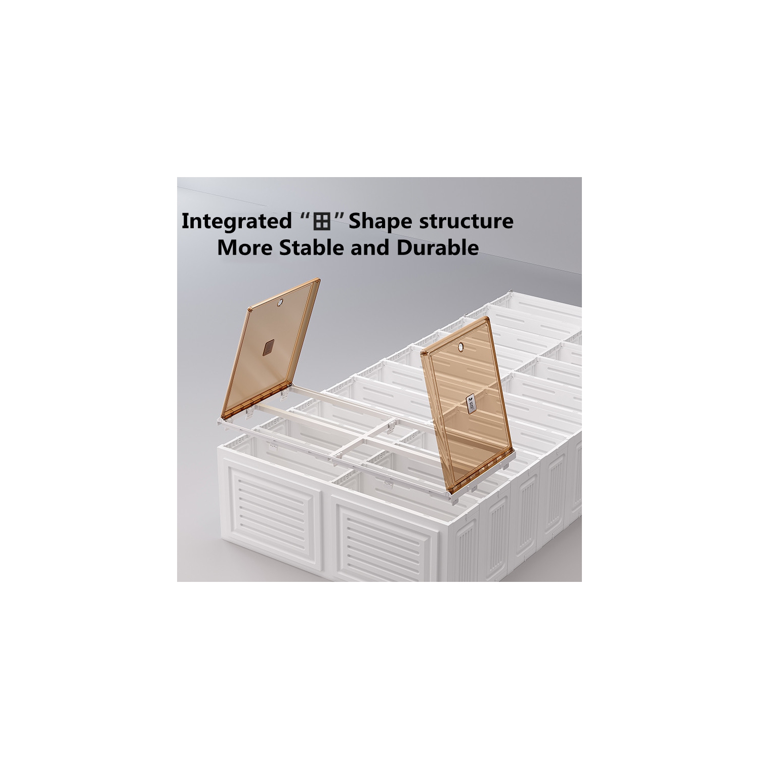 AntBox Shoe Cabinet 9 layers 18 grids Portable Shoe Organizers Storage Boxes with Magnetic Door, Easy Assembly