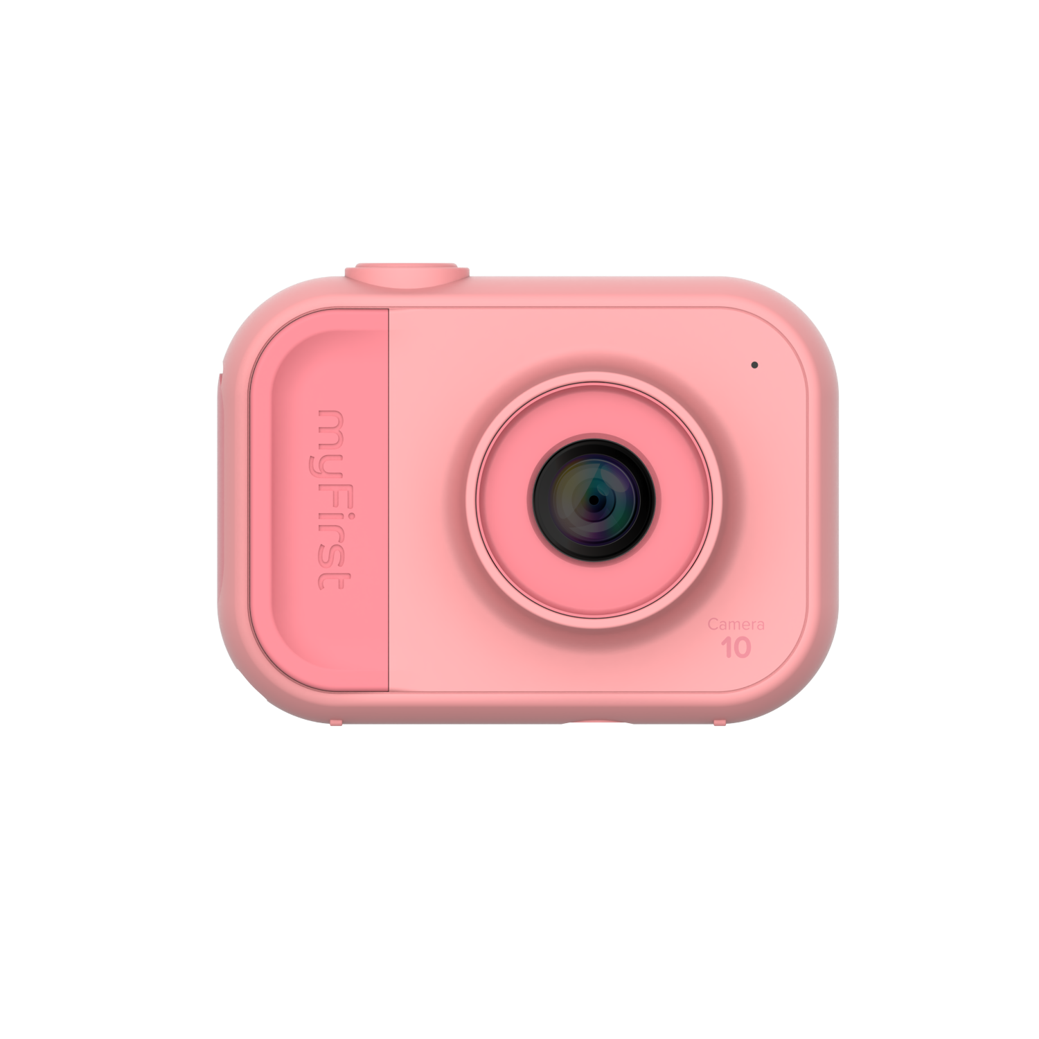 myFirst Camera 10 - Digital Mini Camera for Kids Ages 3-12, 1080P Video, 5MP Photos, Timer Mode, Fun Frames, Webcam, Tripod Adapter, Neck Lanyard & Memory Card, Perfect Gift (Pink)