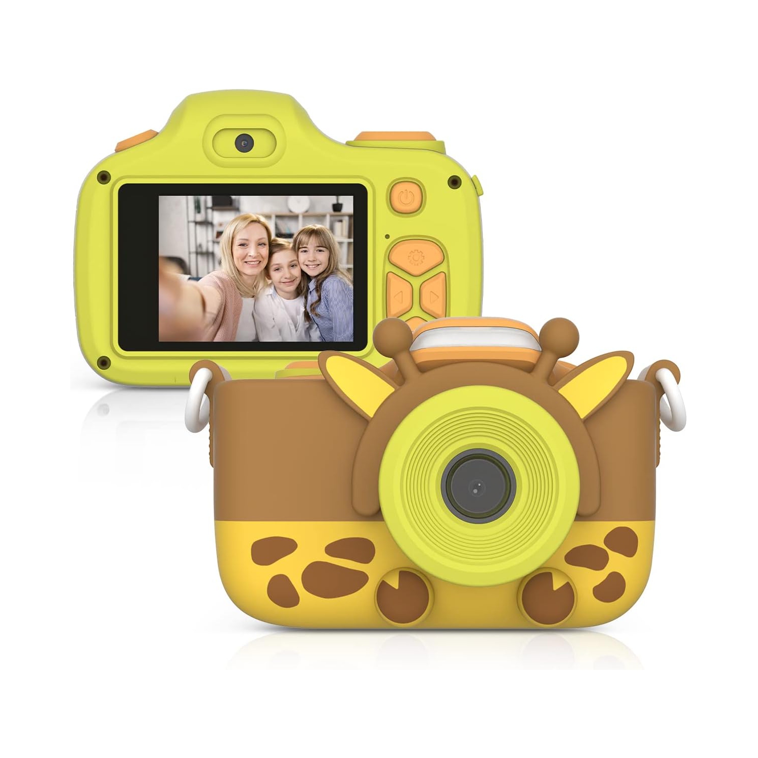 myFirst Camera 3 Kids Digital Camera, Video Camera for Toddlers, 16MP 1080HD Video, MicroSD Card, Selfie & Macro Lens, Neck Lanyard Gift for Kids 3-12