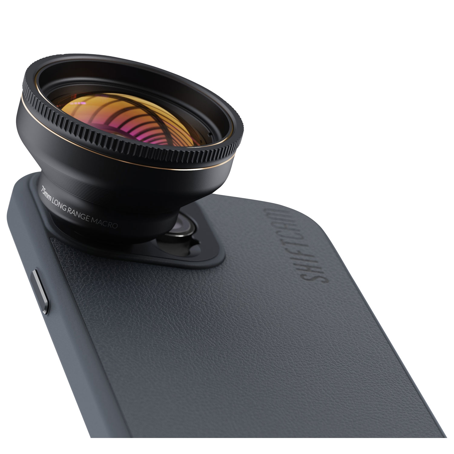 Lentille macro LR LensUltra 75 mm de ShiftCam pour téléphones intelligents