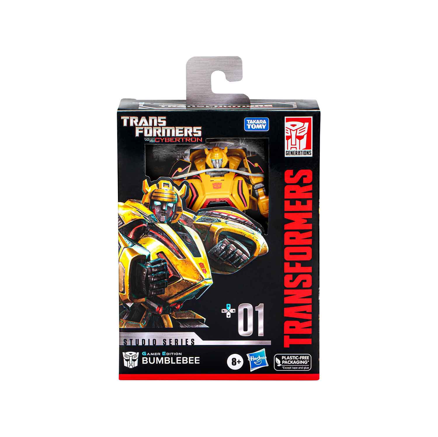 Transformers WFC Studios Series 6 Inch Action Figure Deluxe Class (2023 Wave 1) - Gamer Edition Bumblebee #1