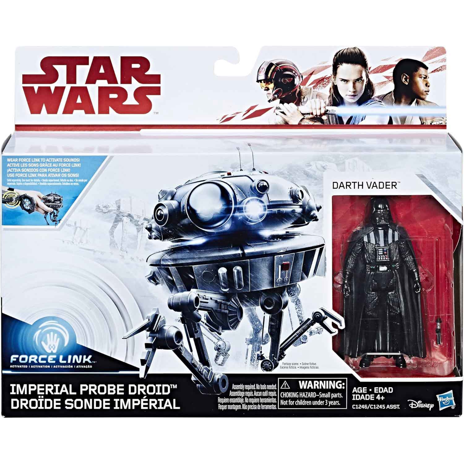 Star Wars Universe 3.75 Inch Scale Action Figure - Imperial Probe Droid with Darth Vader