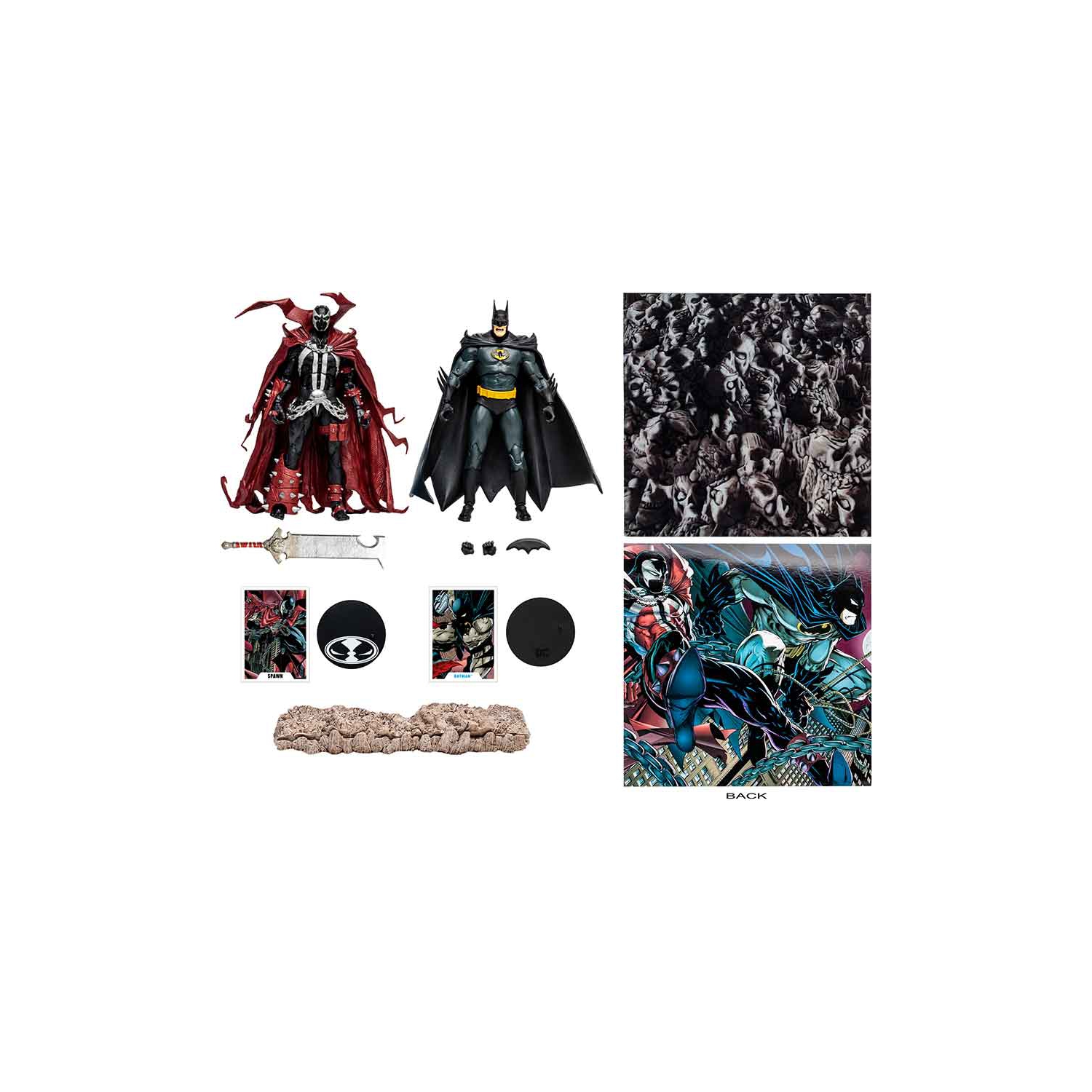 DC Multiverse Collector 7 Inch Action Figure 2-Pack - Batman & Spawn
