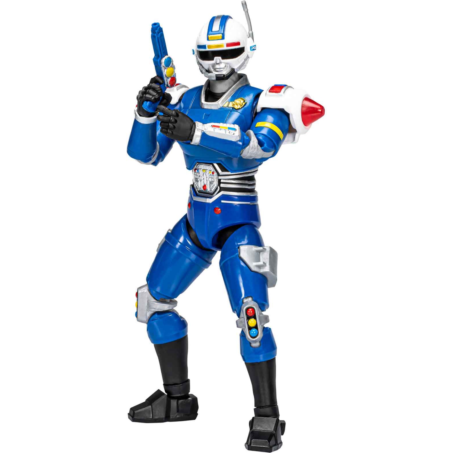 Power Rangers Lightning Collection 6 Inch Action Figure Deluxe - Turbo Blue Senturion