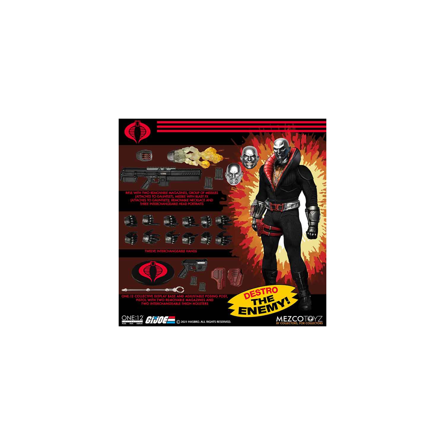 G.I. Joe 6 pouces Figure action One-12 collective - Destro
