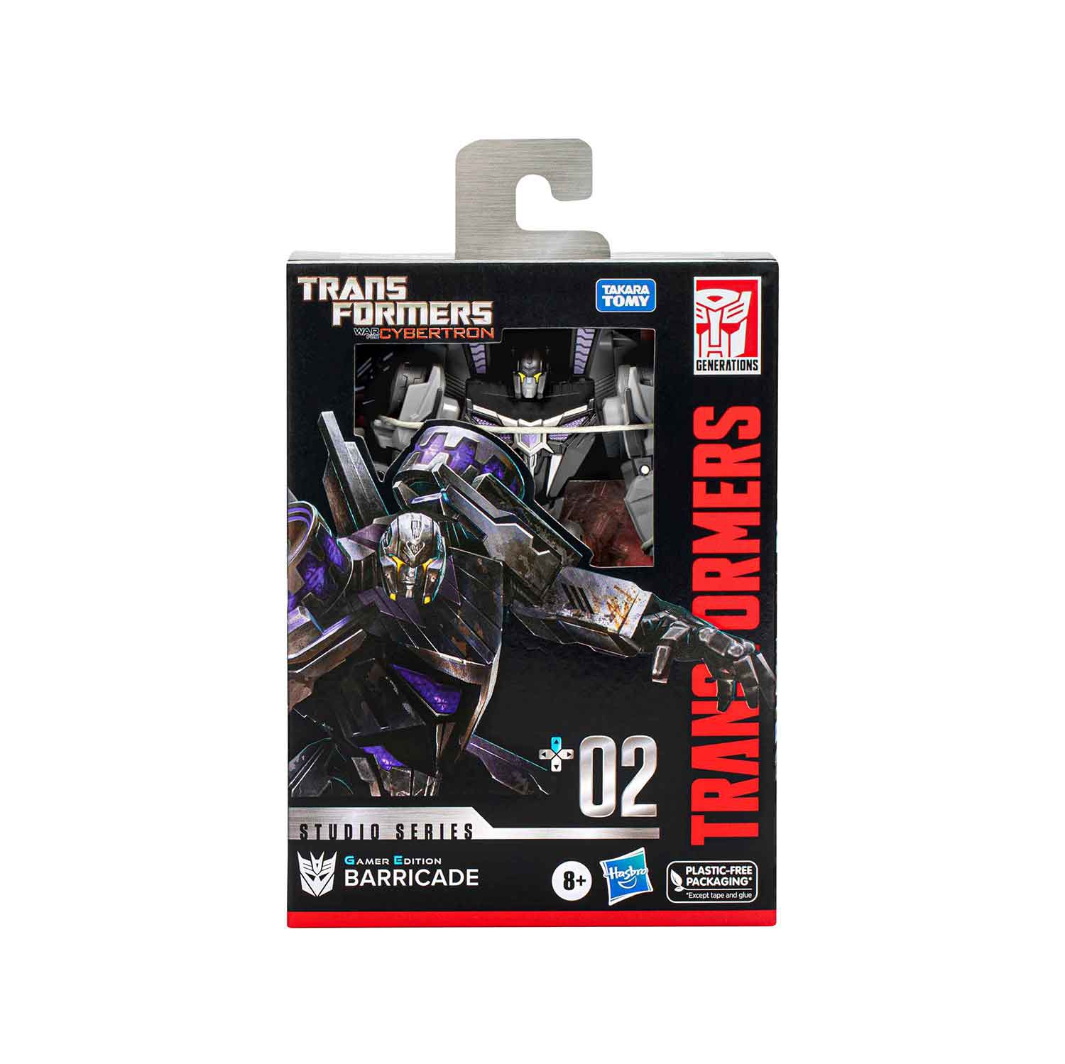 Transformers WFC Studios Series 4.5 Inch Action Figure Deluxe Class (2023 Wave 1) - Gamer Edition Barricade #2