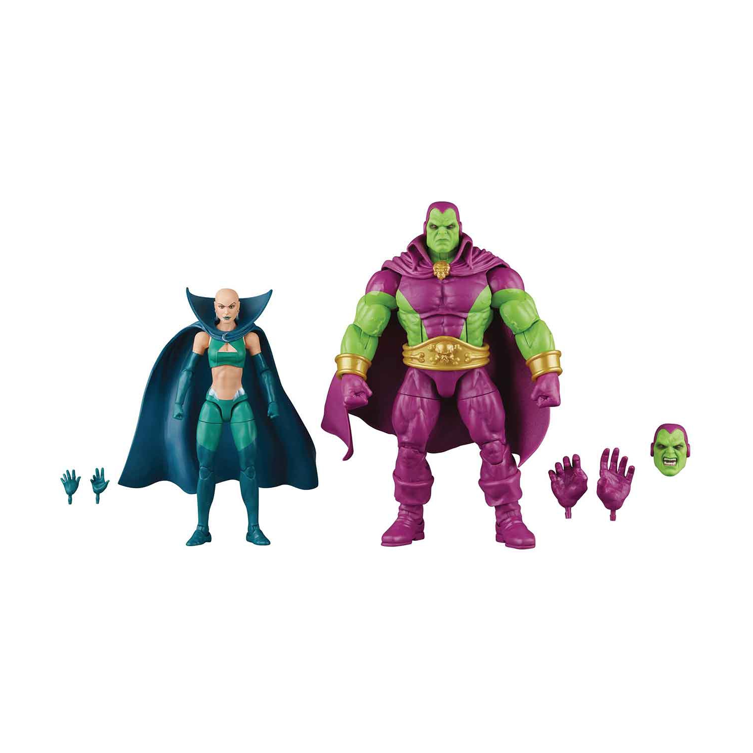 2 figurines d'action de 6 po Gardiens de la Galaxie de Marvel Legends - Drax et Moondragon