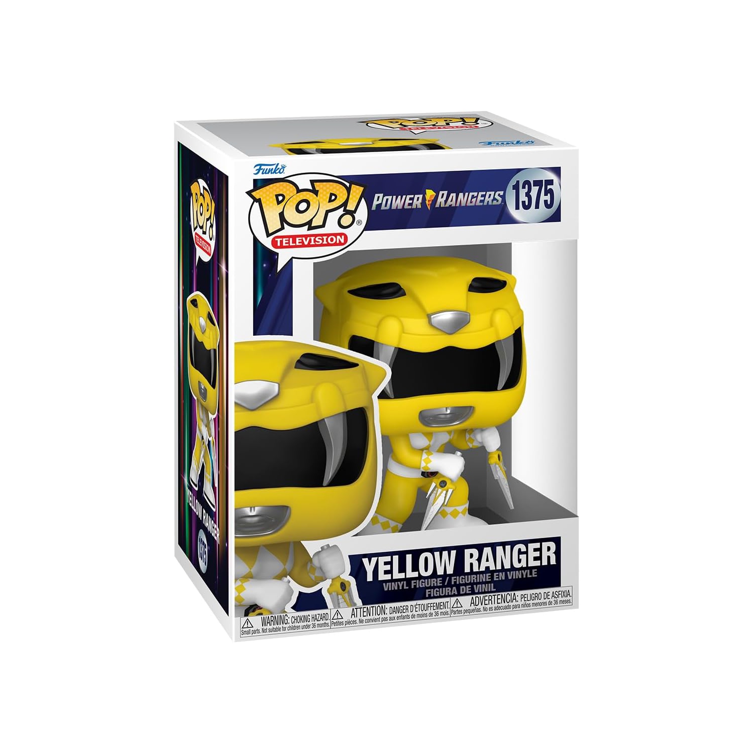 Pop Television Power Rangers 3.75 Inch Action Figure - Yellow Ranger #1375