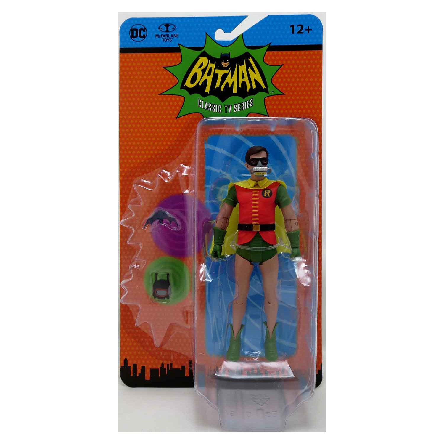 DC Retro Batman 1966 6 Inch Action Figure Wave 7 - Robin with Oxygen Mask