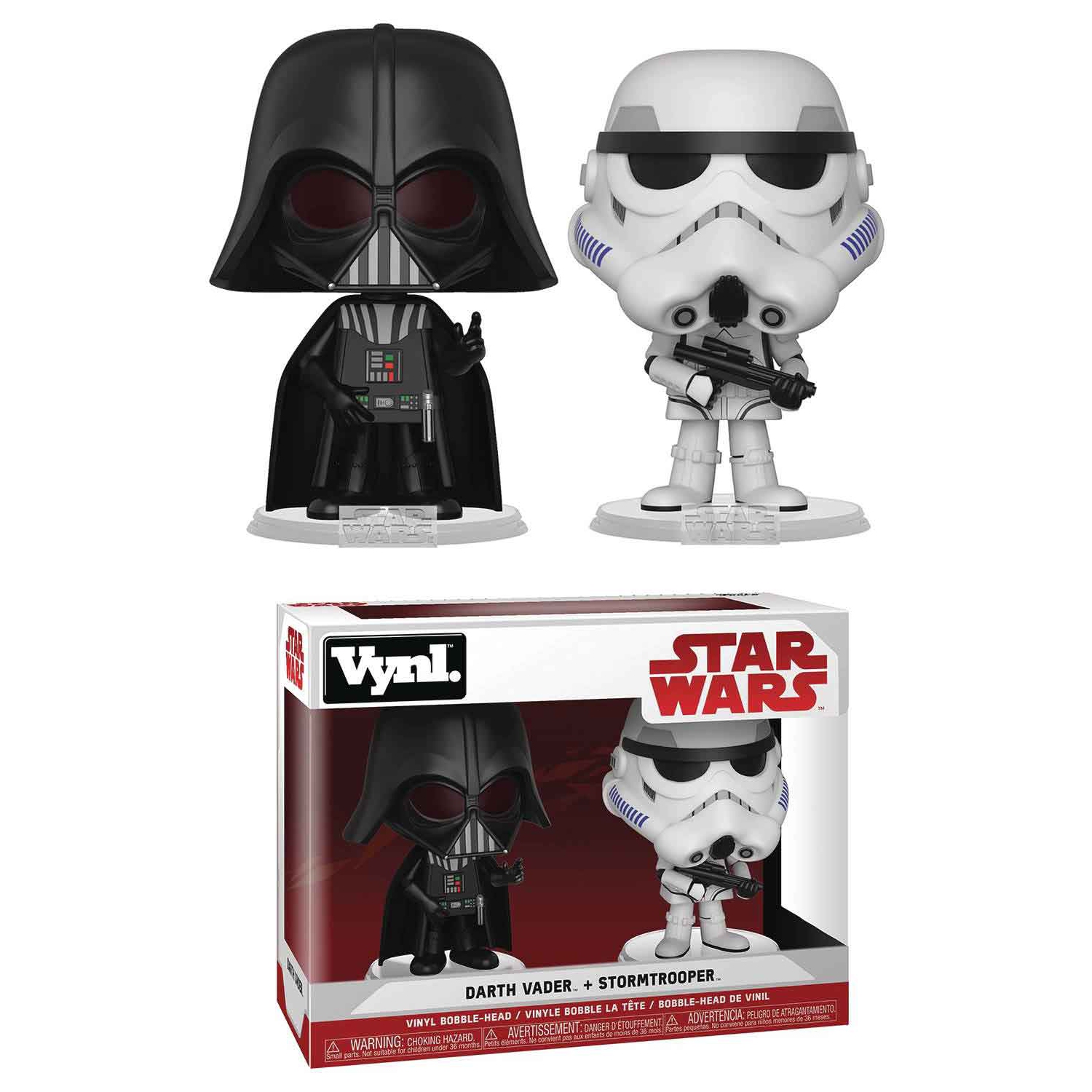 Star Wars 3.75 Inch Action Figure Vinyl - Darth Vader & Stormtrooper