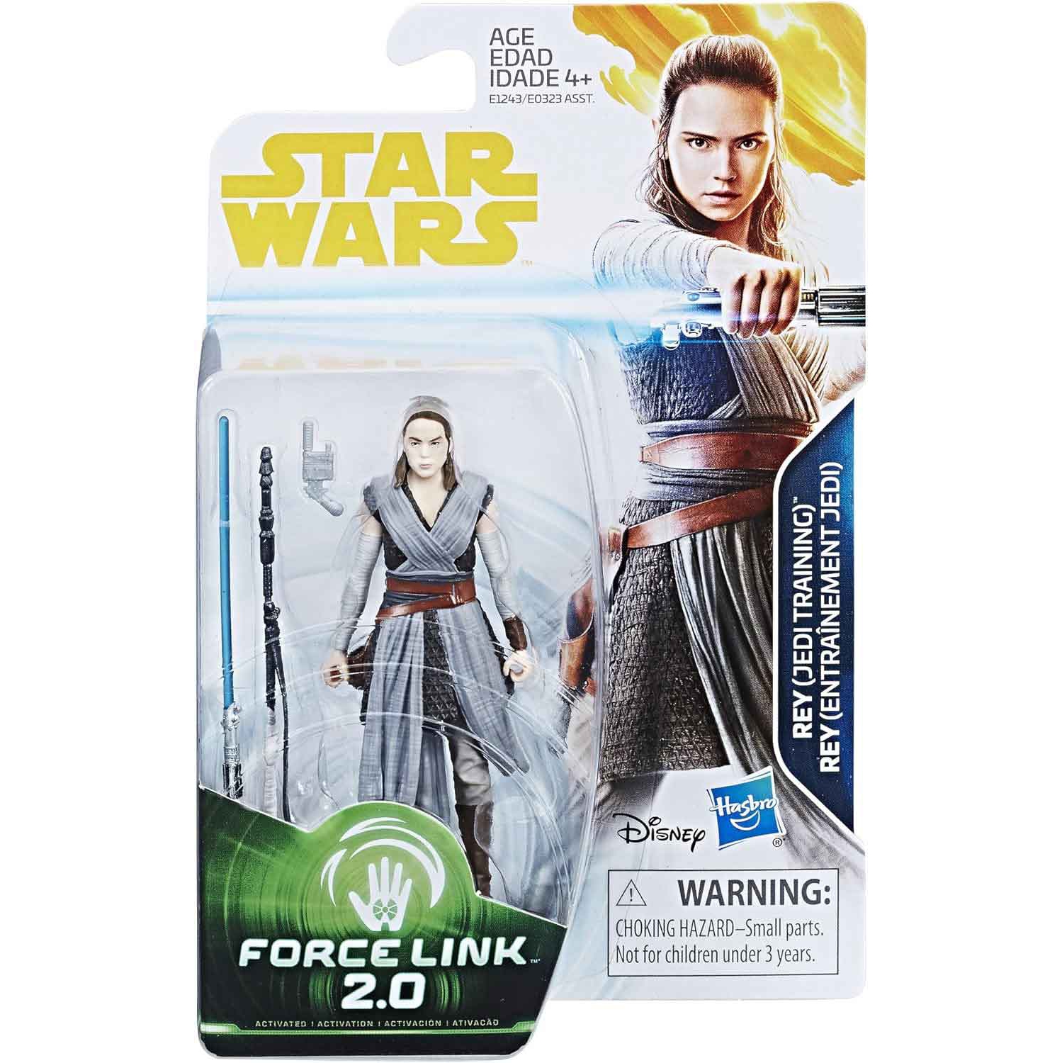 Figurine d'action de 3,75 po de Star Wars Universe Force Link - Rey